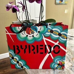 Byredo Red and Green Floral Bag